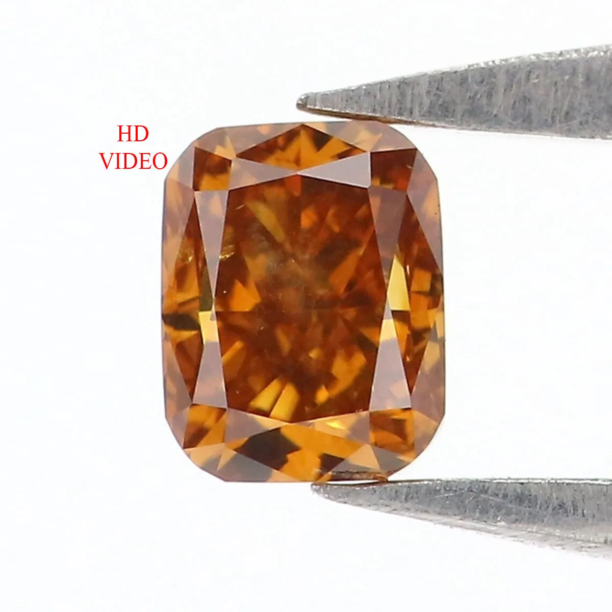 0.23 CT Natural Loose Cushion Shape Diamond Yellow Brown Color Cushion Diamond 3.75 MM Natural Diamond Cushion Brilliant Cut Dia