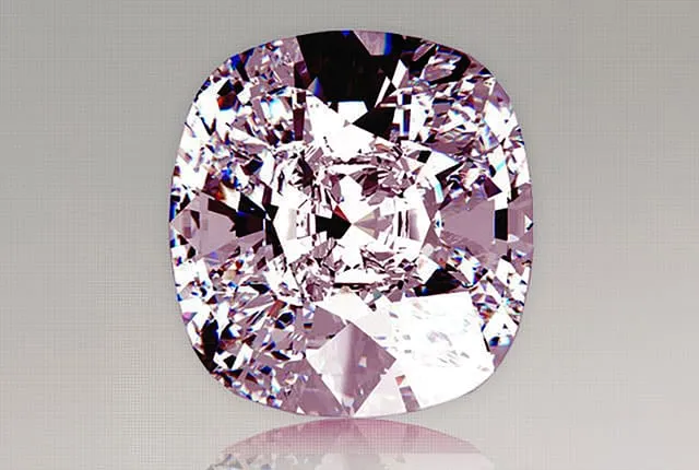 0.39 Carat Cushion Pink Lab Diamond