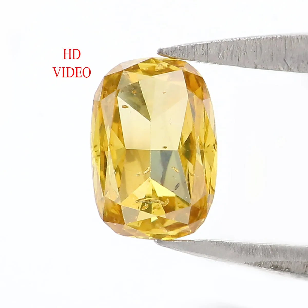 0.44 CT Natural Loose Cushion Shape Diamond Coffee Color Cushion Diamond 5.70 MM Natural Coffee Diamond Cushion Brilliant Cut Di