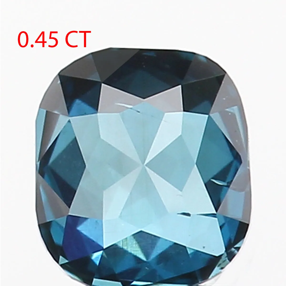 0.45 CT Natural Loose Cushion Shape Diamond Blue Color Cushion Cut Diamond 4.70 MM Natural Loose Diamond Cushion Rose Cut Diamon