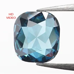 0.45 CT Natural Loose Cushion Shape Diamond Blue Color Cushion Cut Diamond 4.70 MM Natural Loose Diamond Cushion Rose Cut Diamon