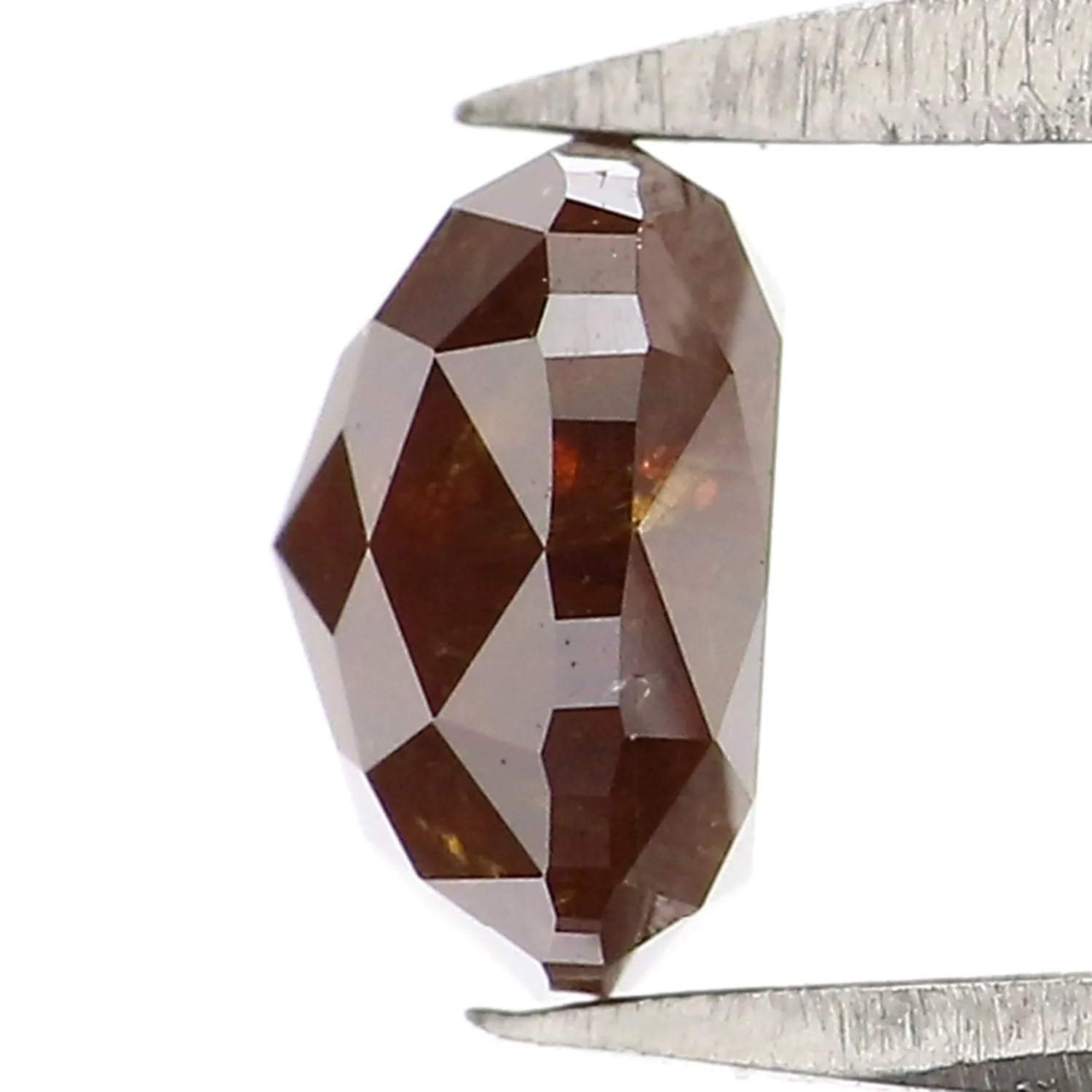 1.01 CT Natural Loose Cushion Shape Diamond Brown Color Cushion Cut Diamond 5.75 MM Natural Loose Diamond Cushion Rose Cut Diamo