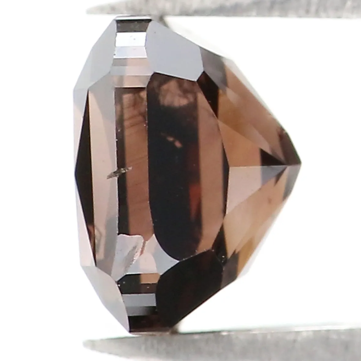 1.05 CT Natural Loose Cushion Shape Diamond Brown Color Cushion Diamond 5.75 MM Natural Brown Diamond Cushion Brilliant Cut Diam