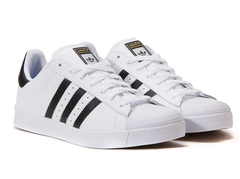 Adidas Originals Superstar Vulc Adv D68718 White Black White