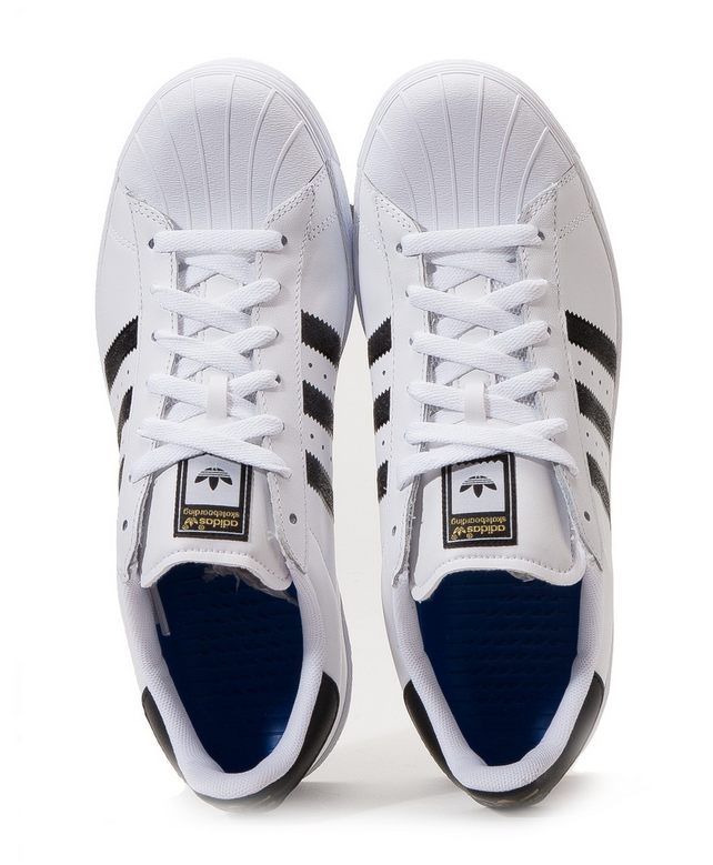 Adidas Originals Superstar Vulc Adv D68718 White Black White