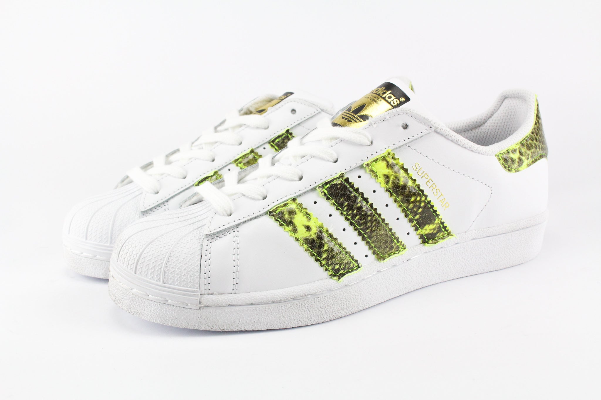 Adidas Superstar Pitone Yellow Fluo