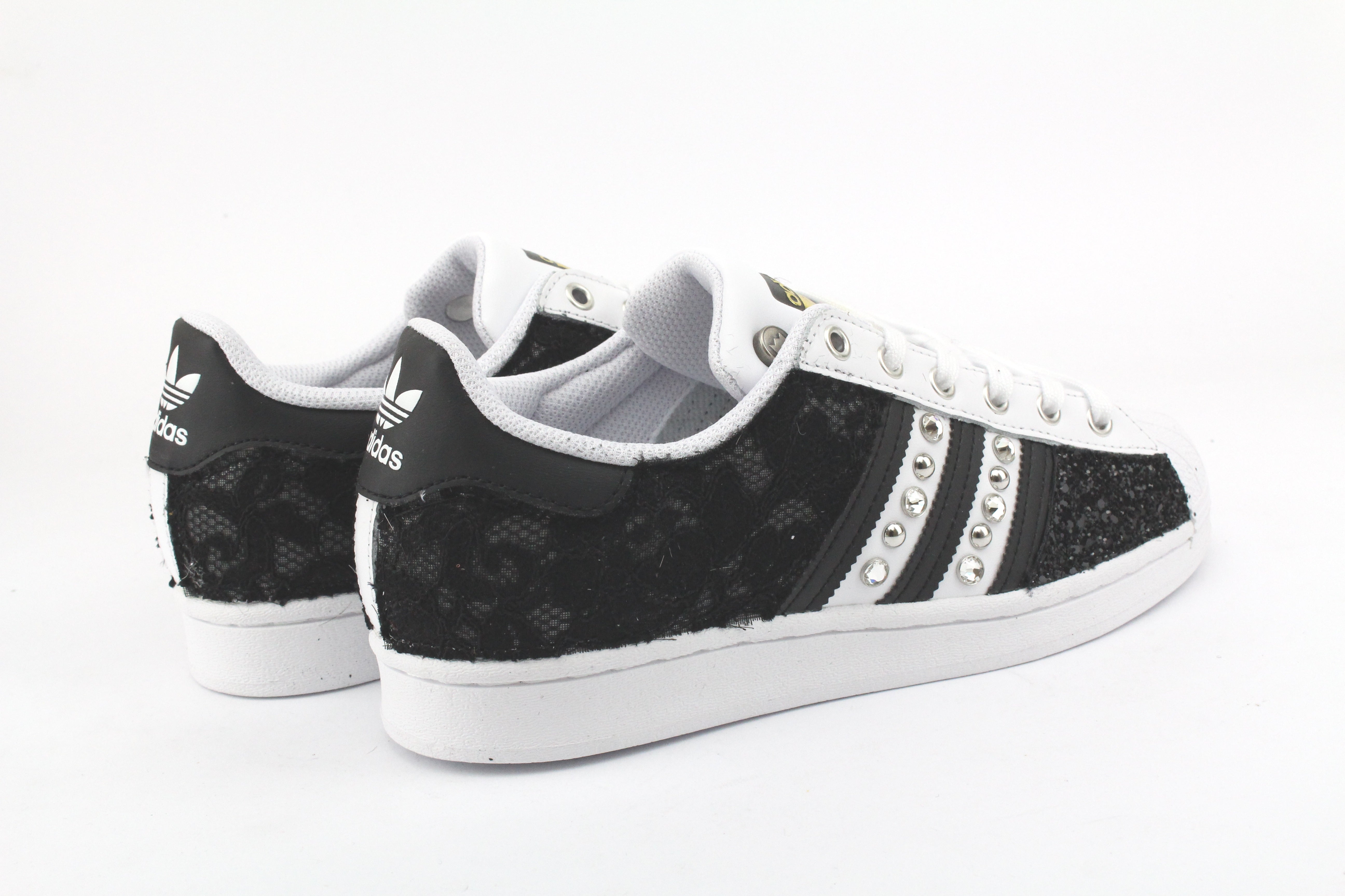 Adidas Superstar Pizzo Black Glitter Black