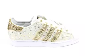 Adidas Superstar Pizzo Gold & Strass Termo