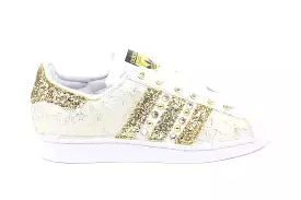 Adidas Superstar Pizzo Gold Glitter & Strass