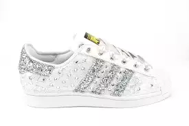 Adidas Superstar Pizzo Silver & Strass Termo