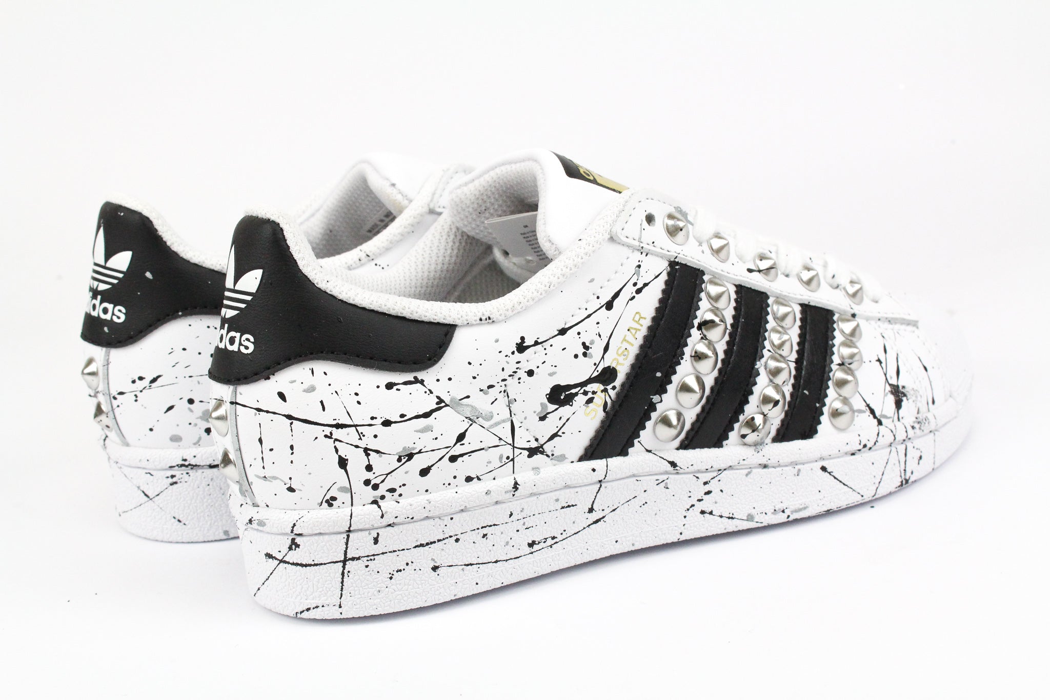 Adidas Superstar Silver Borchie & Vernice Silver