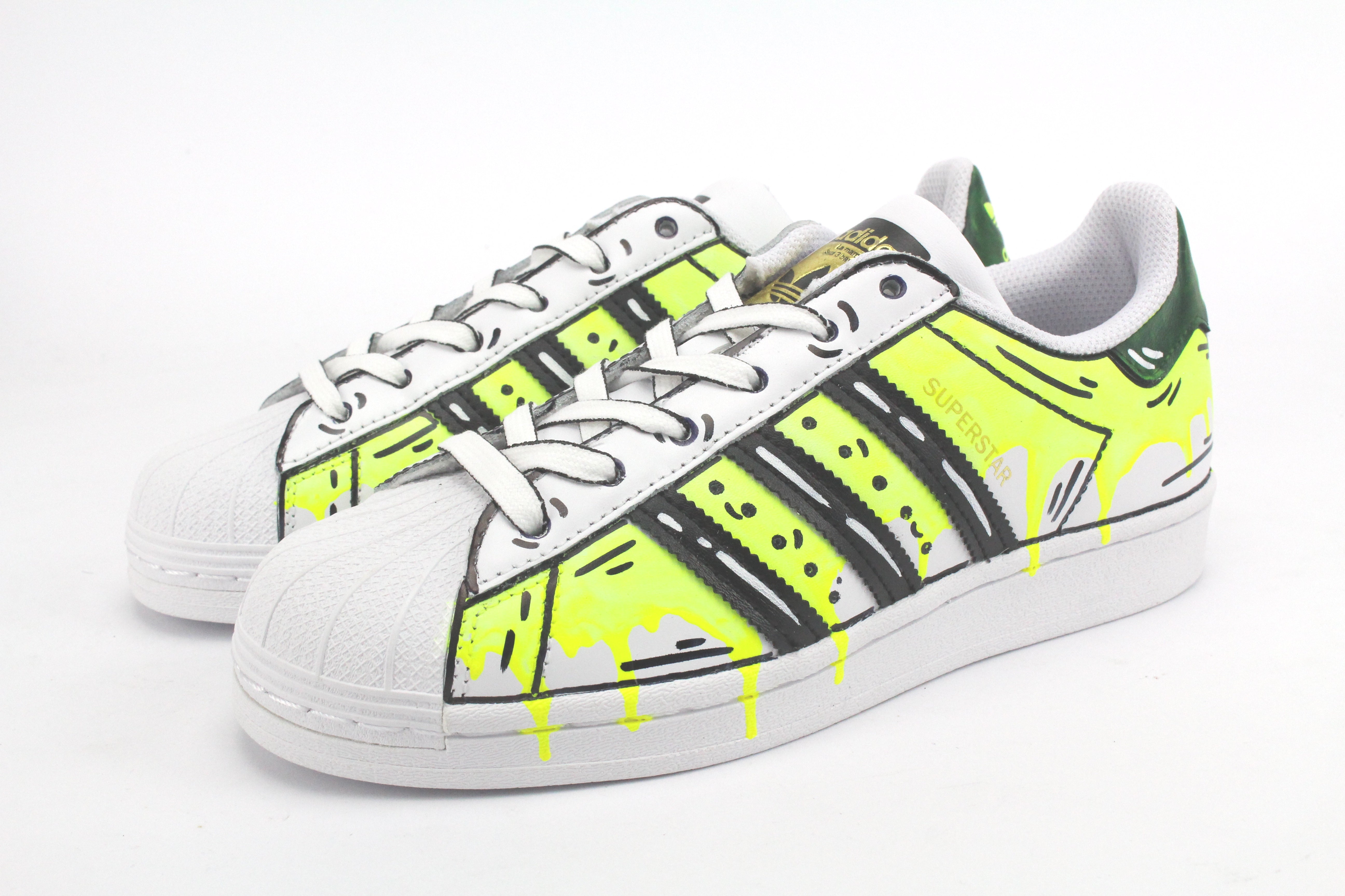 Adidas Superstar Slime Yellow