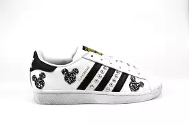 Adidas Superstar Topolini Black Silver & Borchie