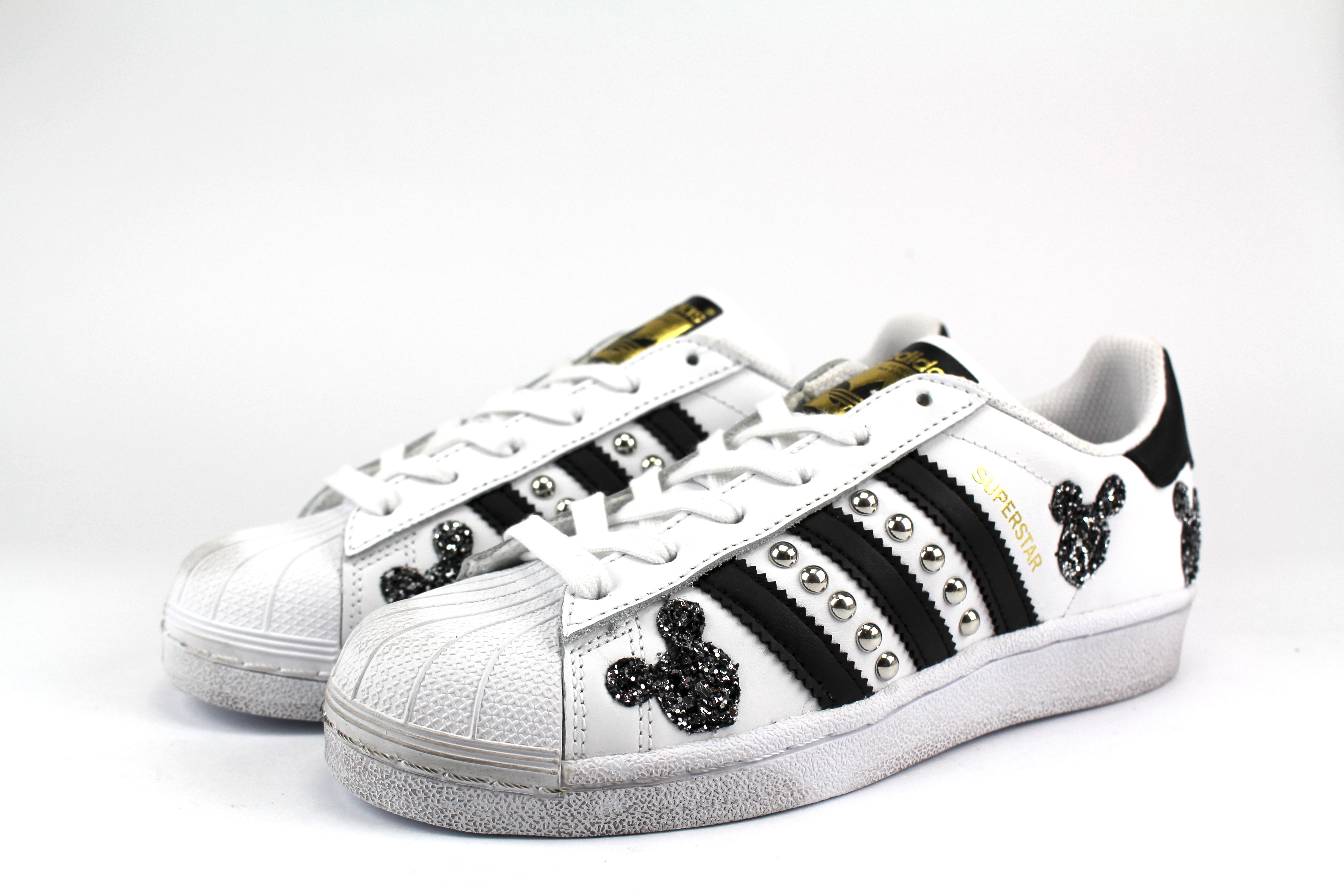 Adidas Superstar Topolini Black Silver & Borchie