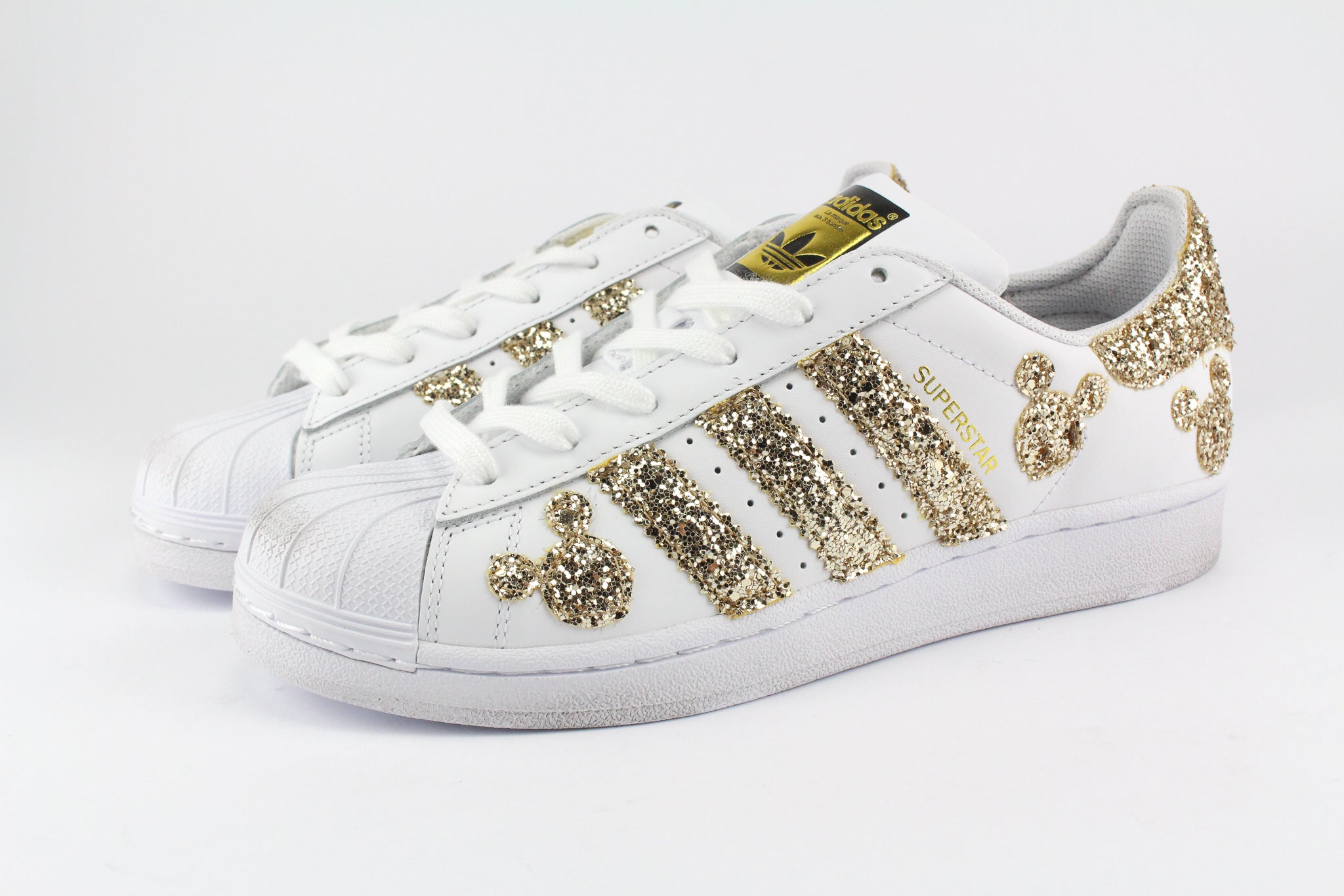 Adidas Superstar Topolini Gold Glitter