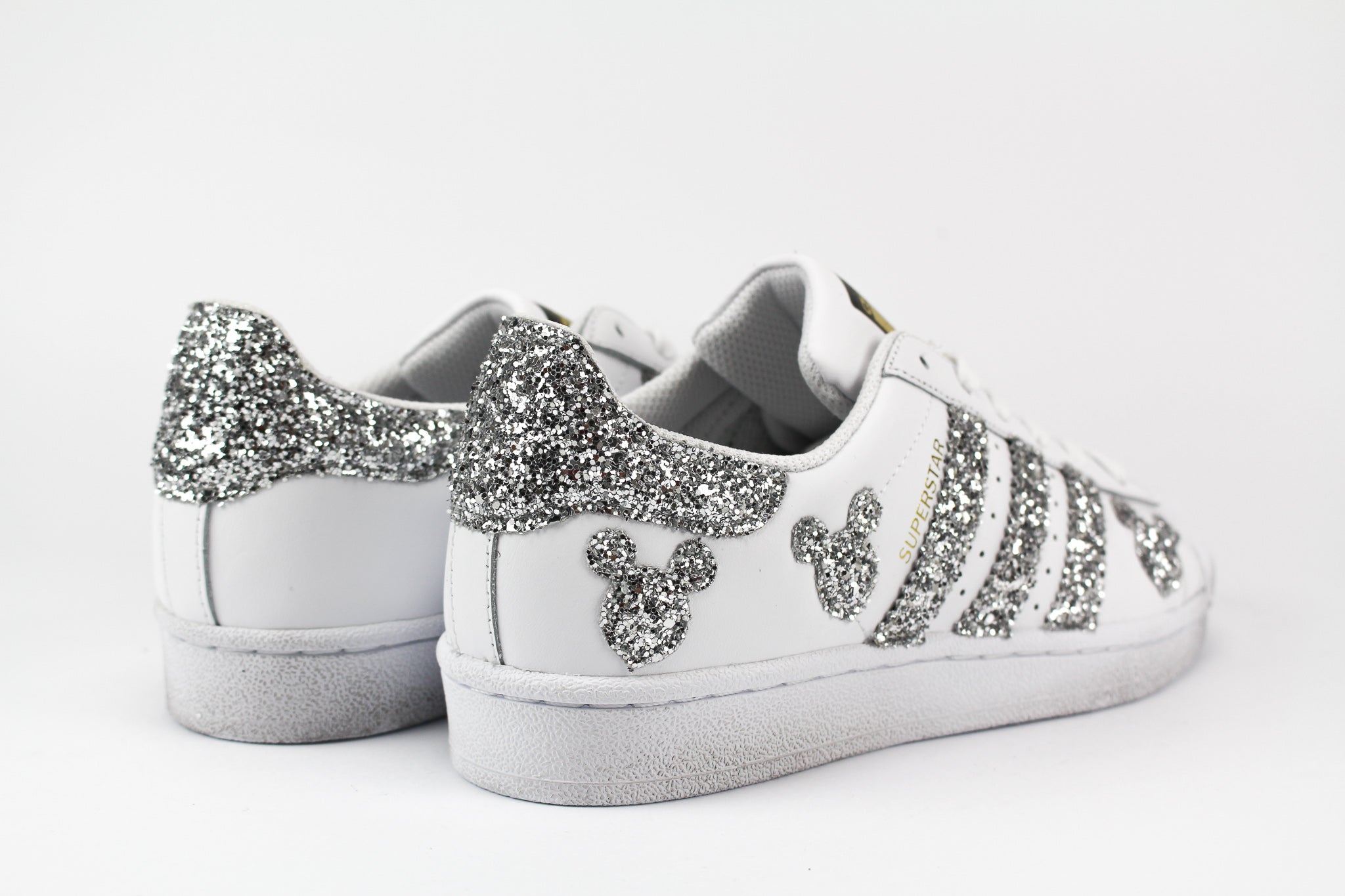 Adidas Superstar Topolini Silver Glitter