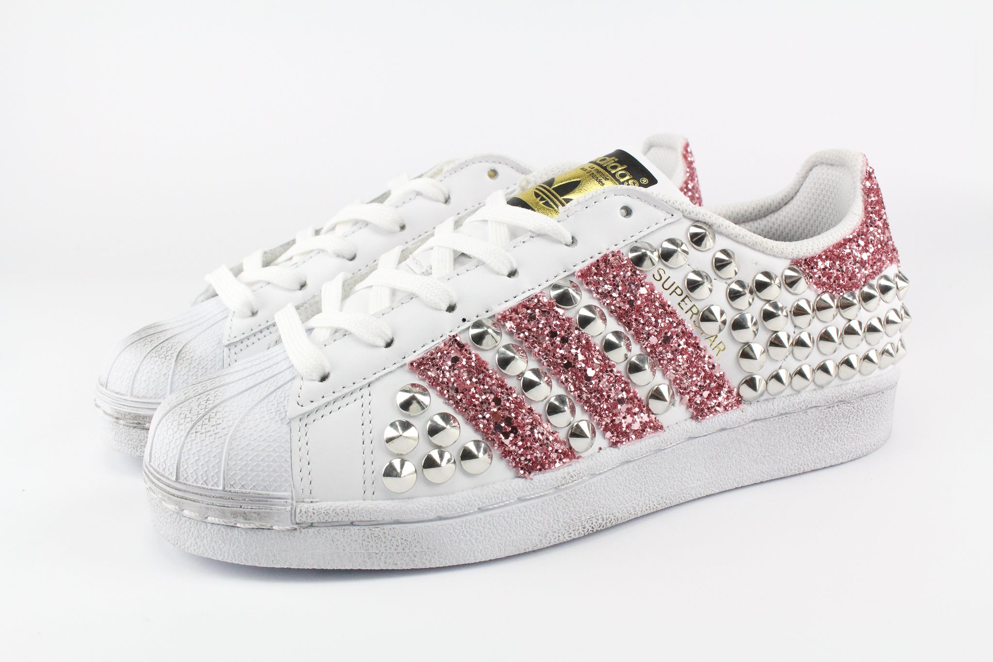 Adidas Superstar Total Borchie & Pink Glitter