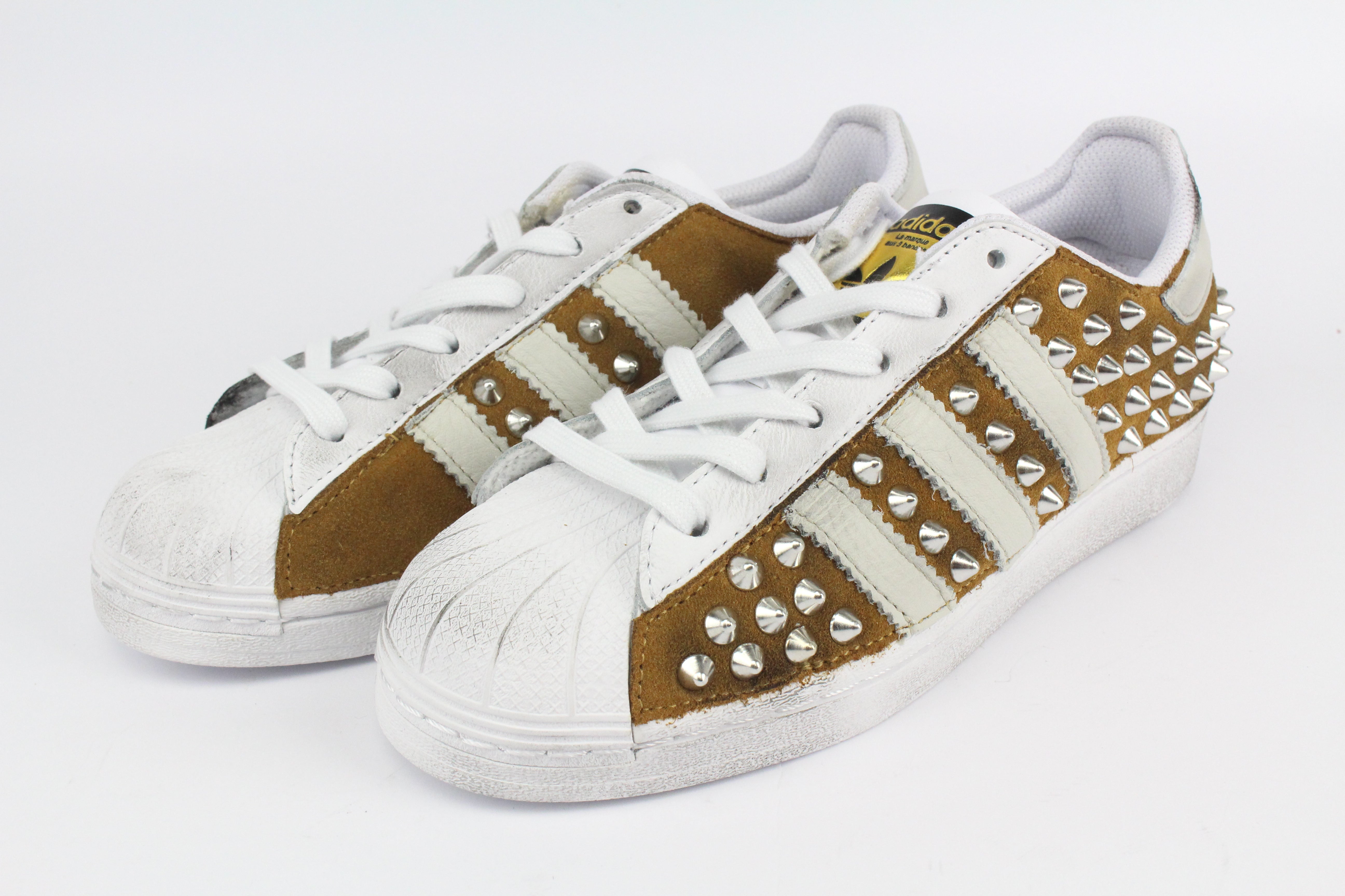 Adidas Superstar Total Camoscio & Borchie