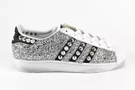 Adidas Superstar Total Glitter & Borchie