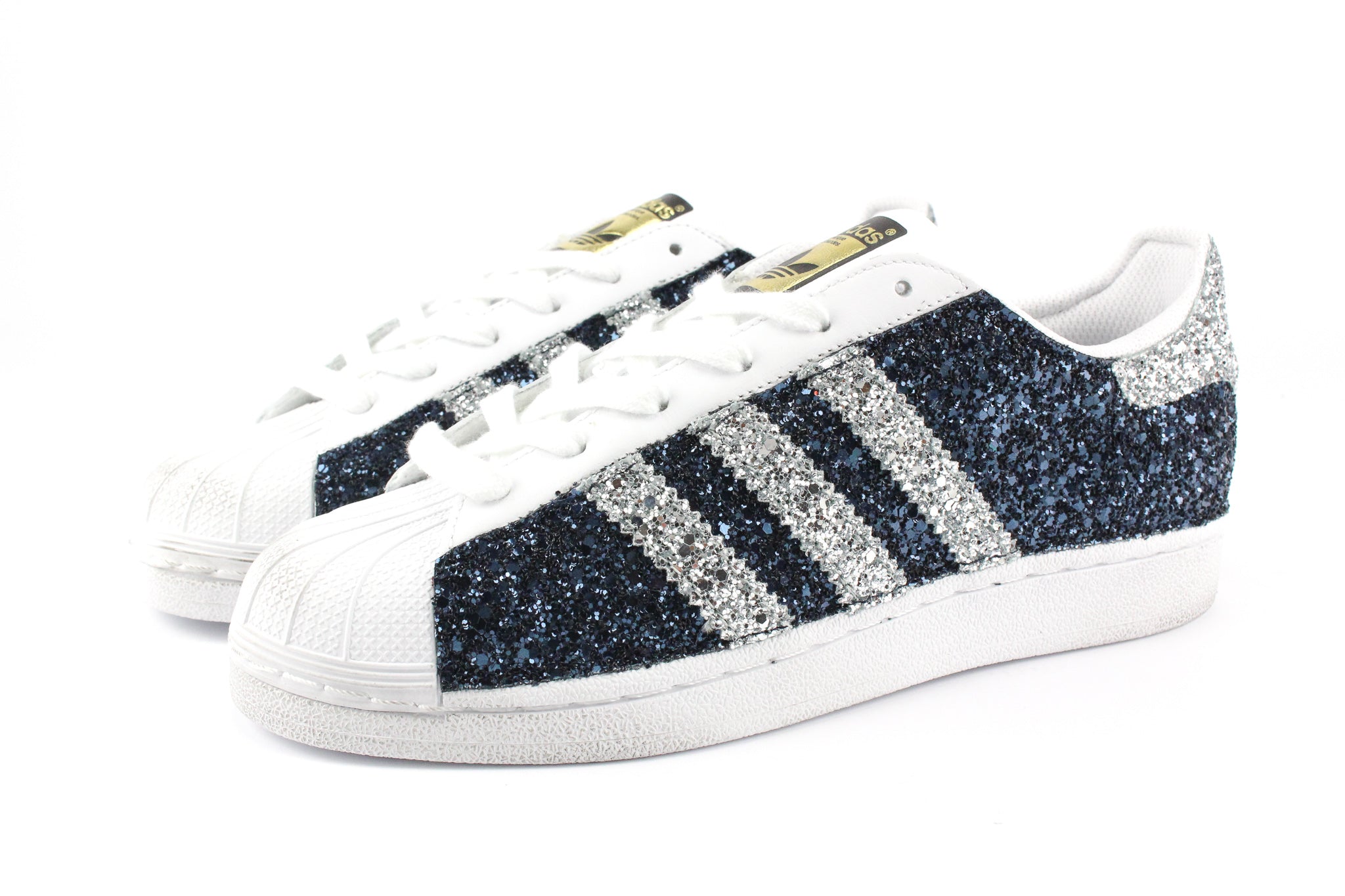 Adidas Superstar Total Glitter Navy