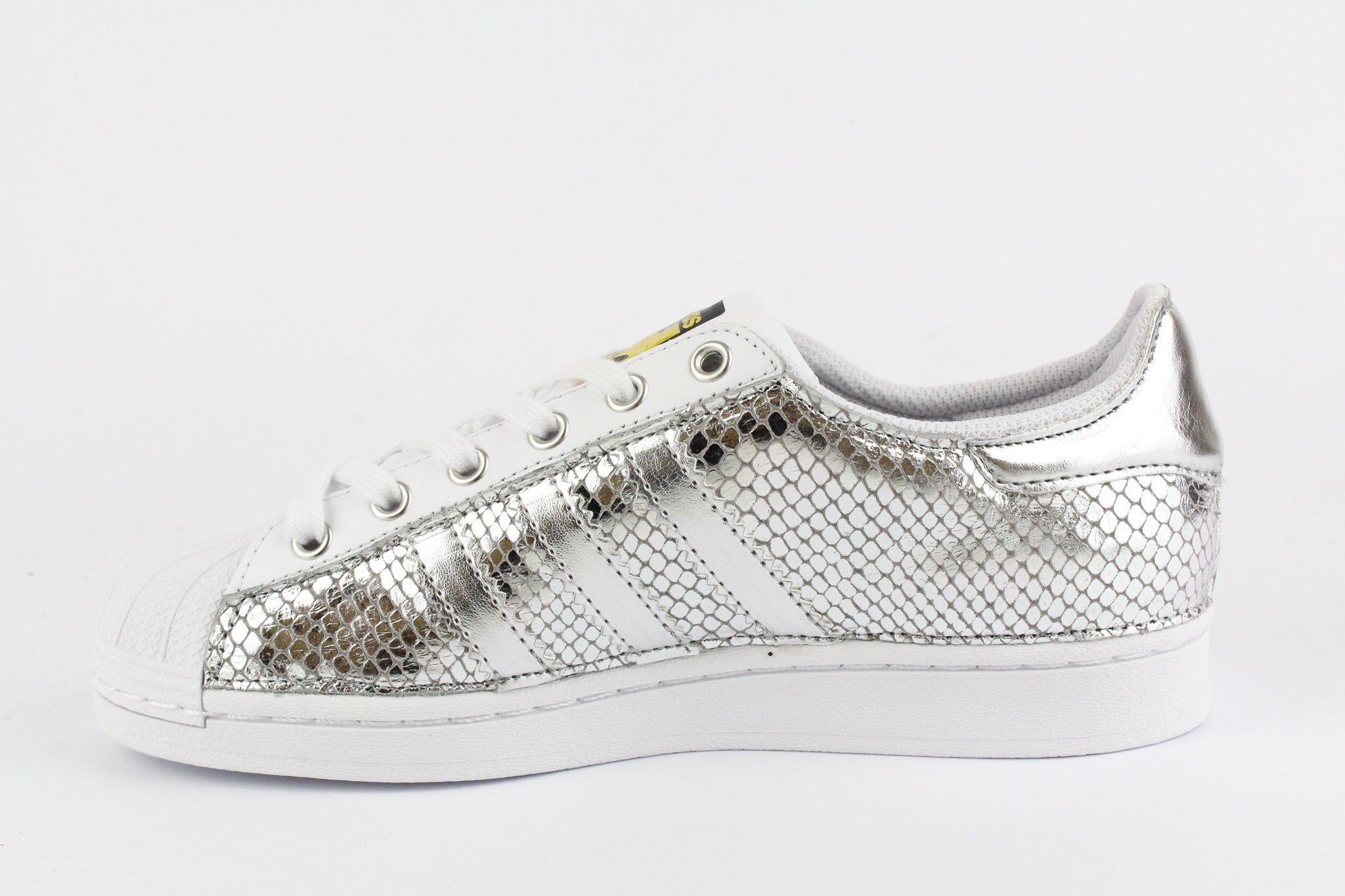 Adidas Superstar Total Silver Pitone Laminato