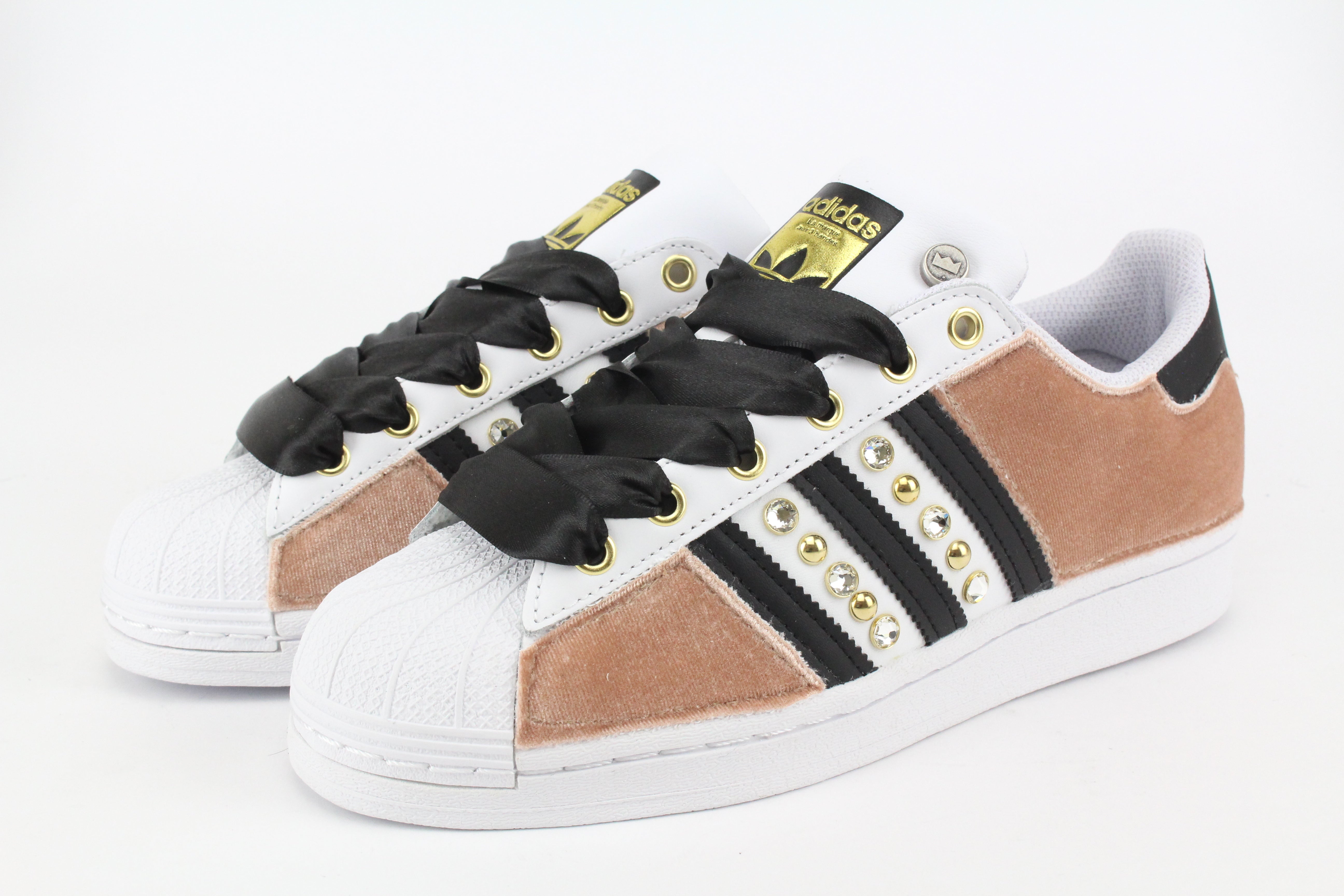 Adidas Superstar Velluto Rosa