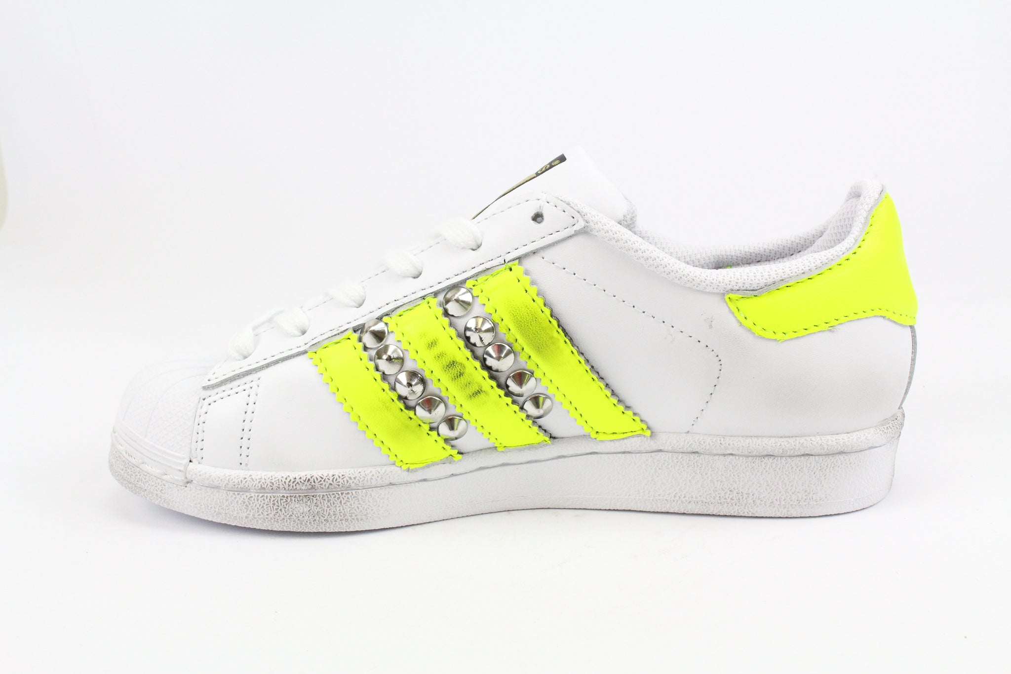 Adidas Superstar Yellow Fluo & Borchie