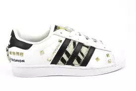 Adidas Superstar Zebrate Borchie & Graffiti