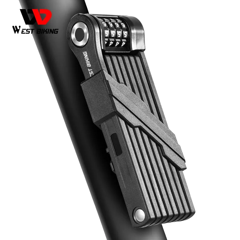 Anti-vol pour vélo / VTT en acier 8mm d'épaisseur West Biking - Folding Lock