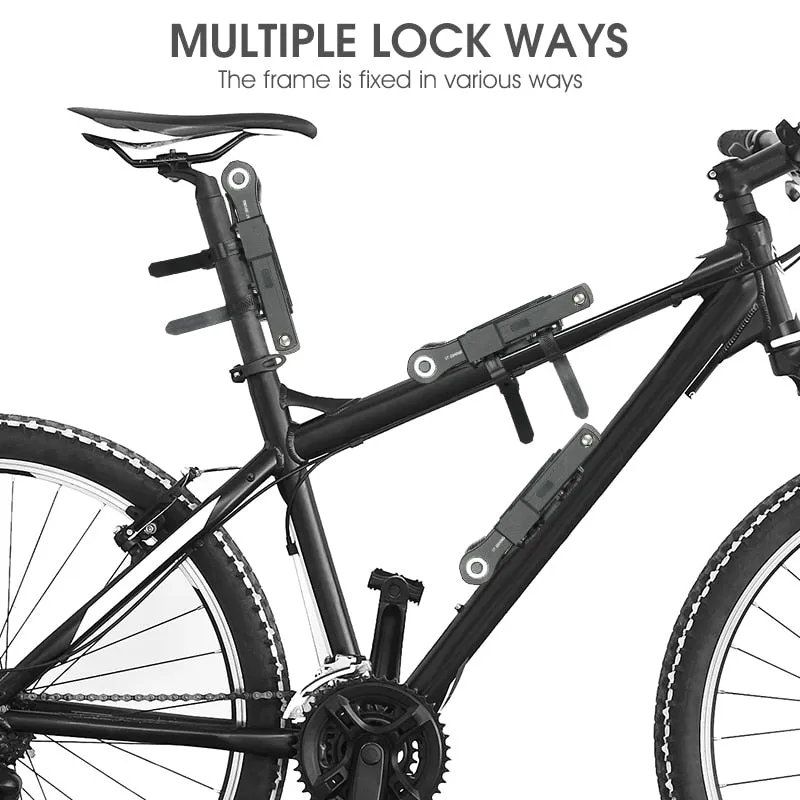 Anti-vol pour vélo / VTT en acier 8mm d'épaisseur West Biking - Folding Lock