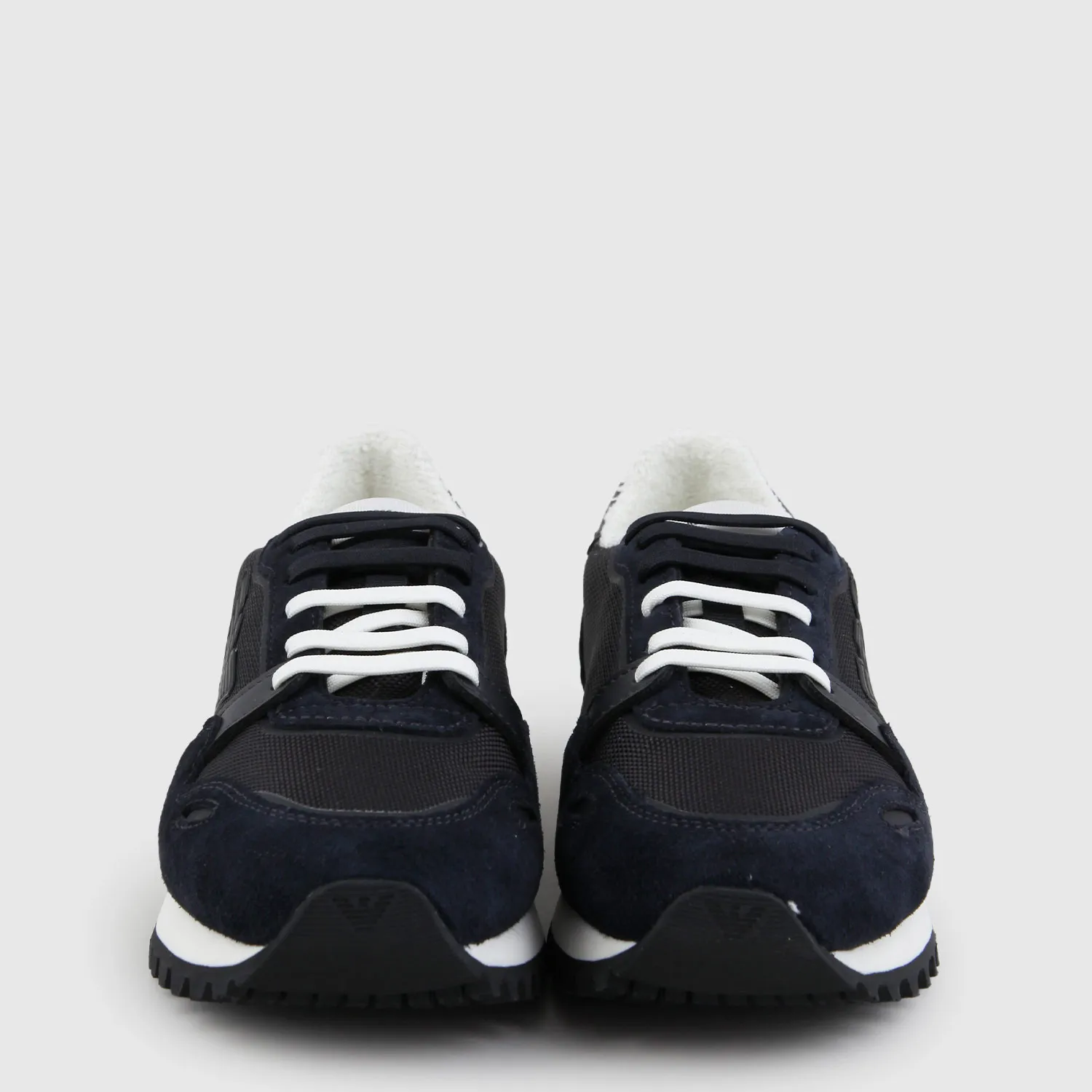 Armani Junior Blue And White Sneaker For Boy