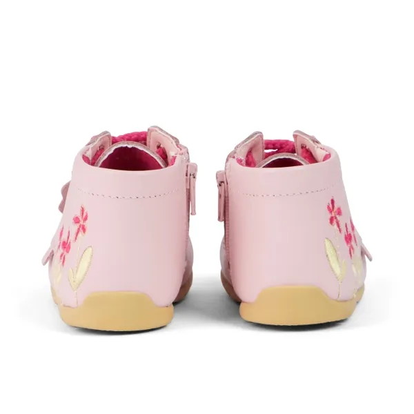 Baby Kick Hi Flower Boots Leather Pink