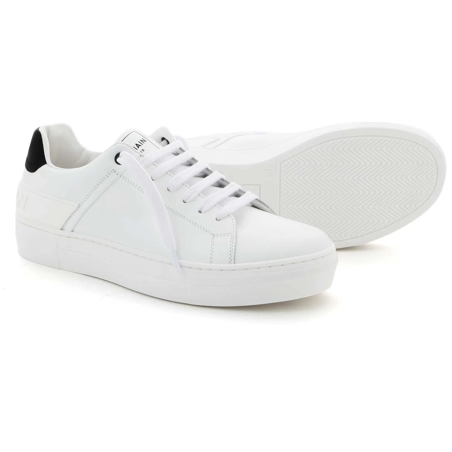 Balmain White B-Court Sneaker For Girl