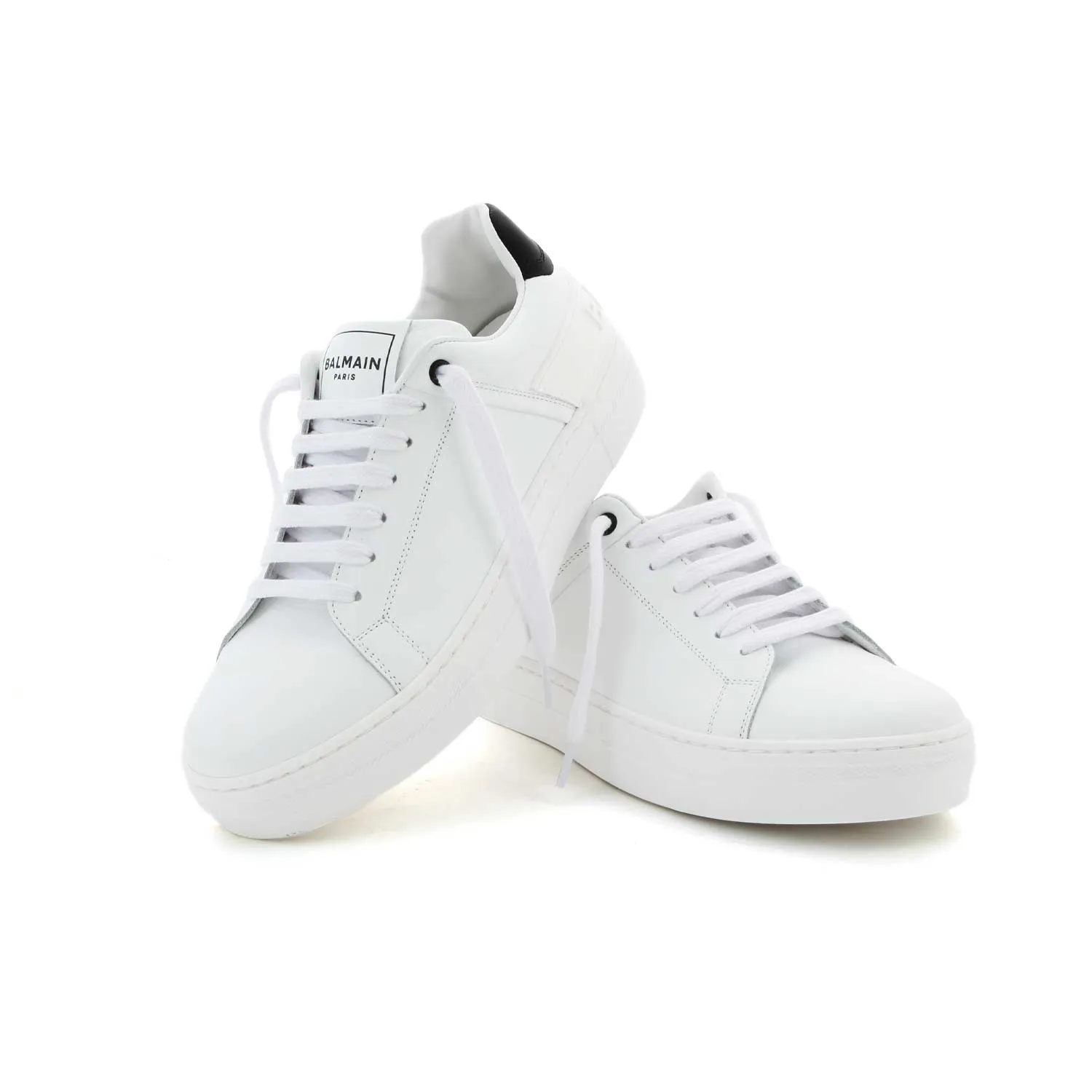 Balmain White B-Court Sneaker For Girl