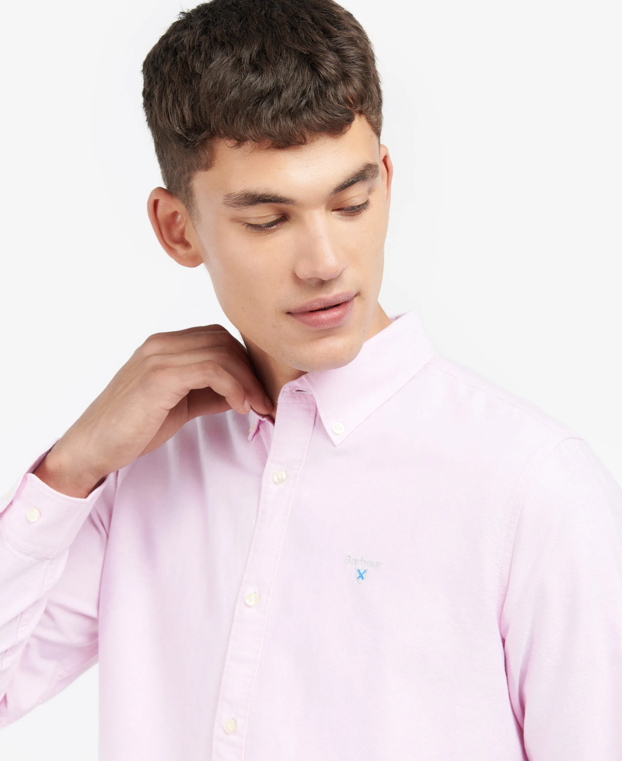 Barbour Men's Oxtown Shirt TF - Pink - Gillanders.ie Town & Country Clothing