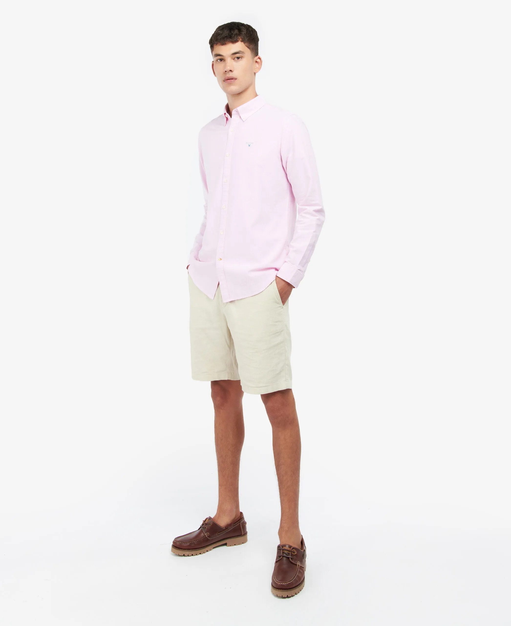 Barbour Men's Oxtown Shirt TF - Pink - Gillanders.ie Town & Country Clothing