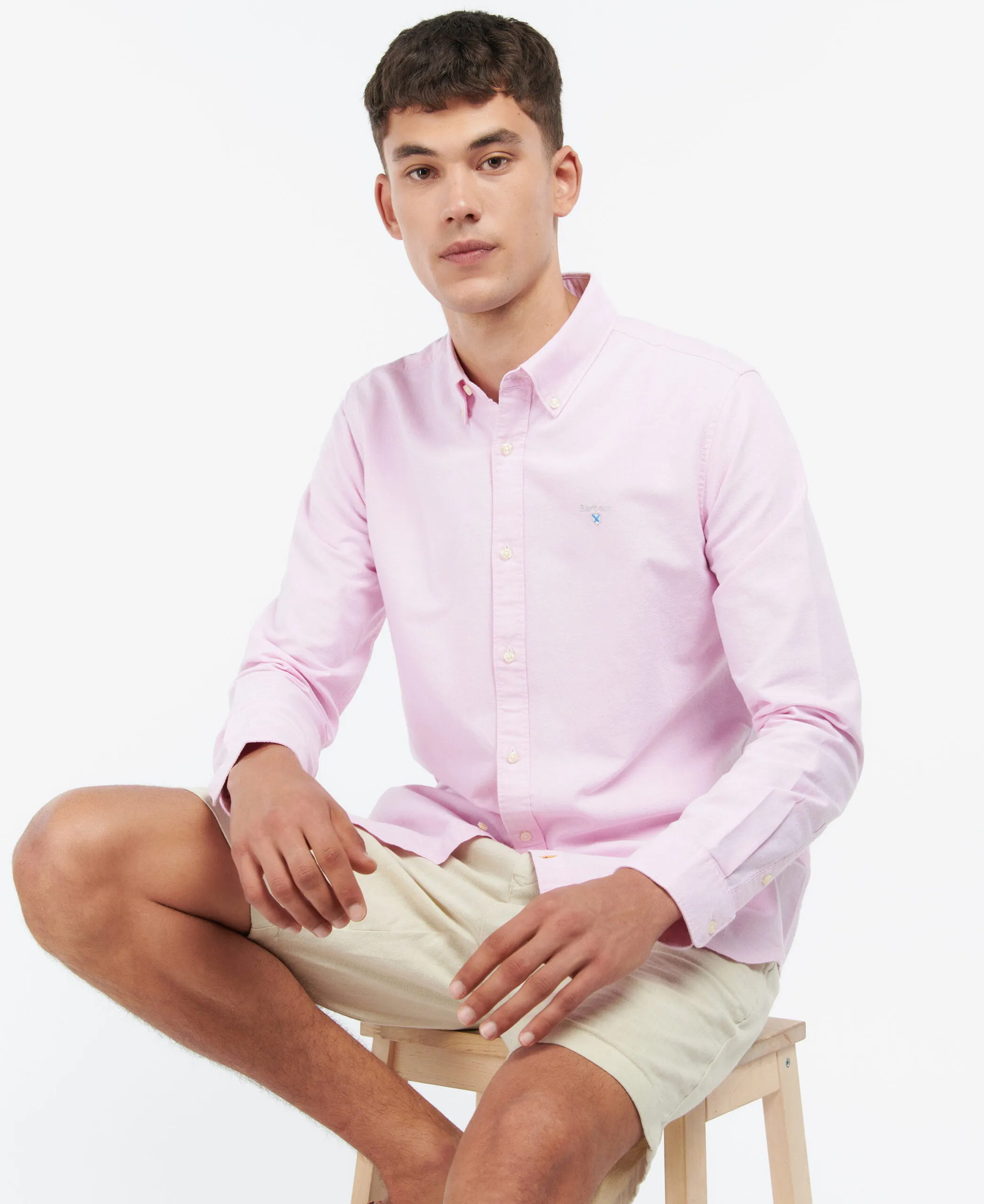 Barbour Men's Oxtown Shirt TF - Pink - Gillanders.ie Town & Country Clothing