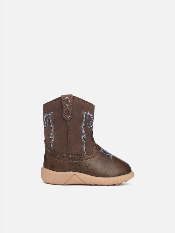 Baxter Baby Western Boots - Brown