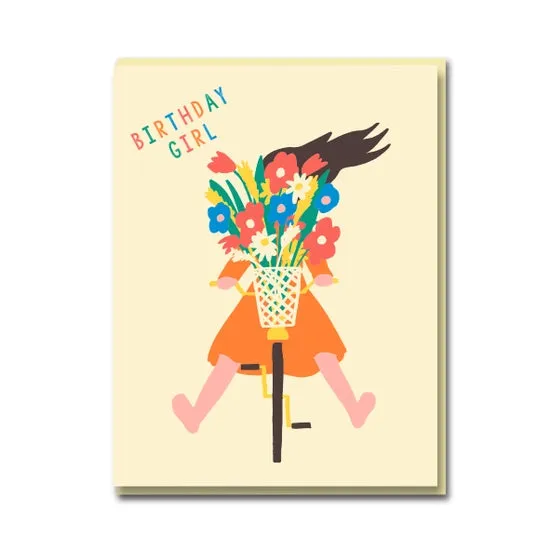 Bike Bouquet Birthday Card