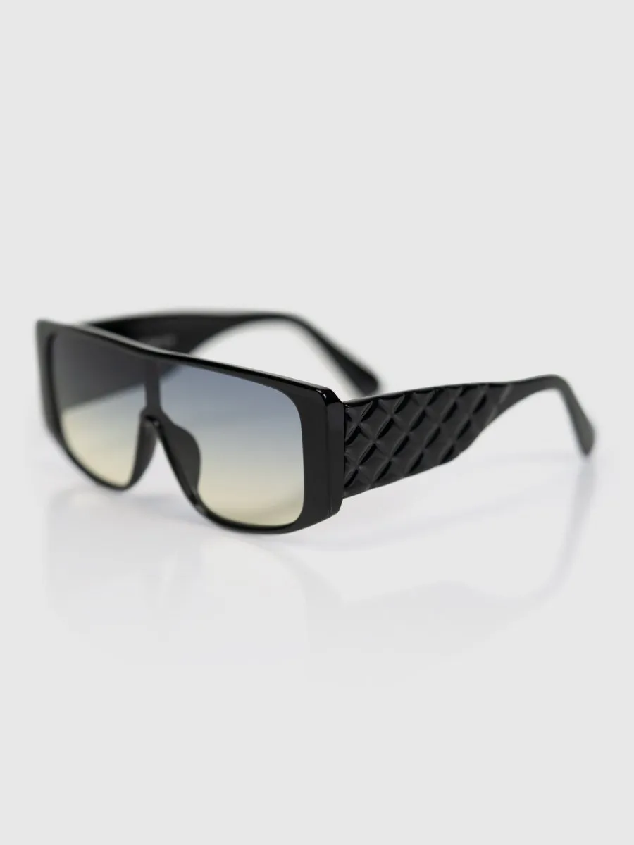 BLACK CUSHION SUNGLASS