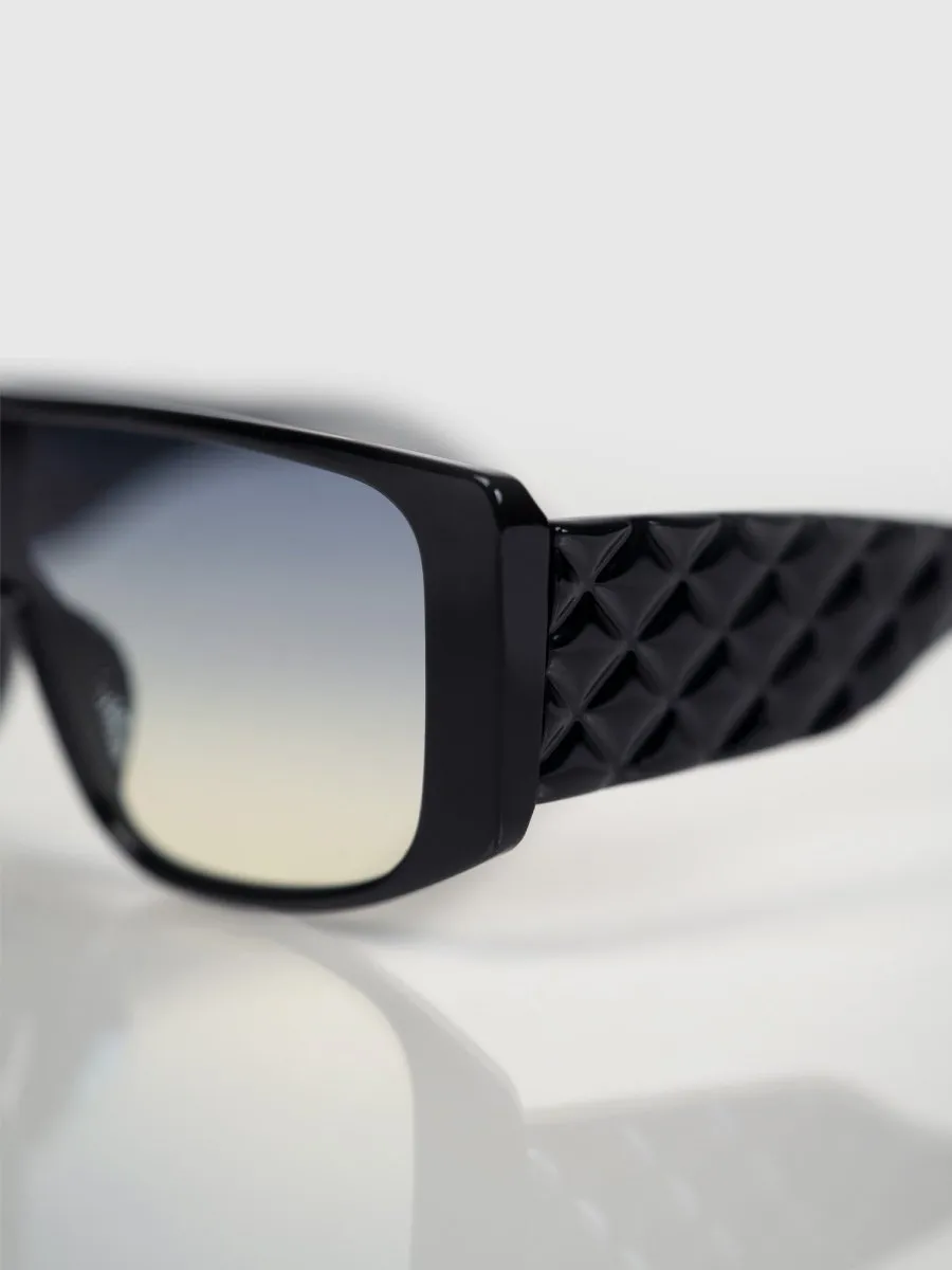 BLACK CUSHION SUNGLASS