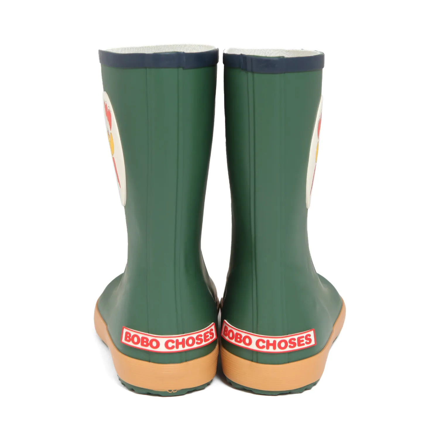 Bobo Choses Dark Green Rubber Boots For Boy And Girl