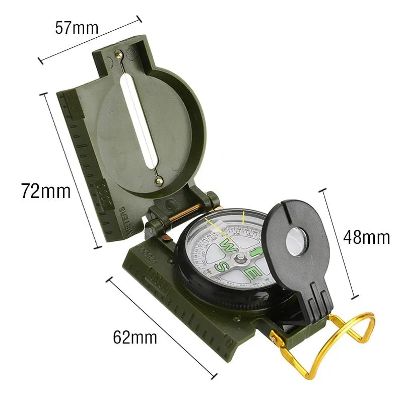 Boussole de navigation pliable en metal 80g Forfar - Compass