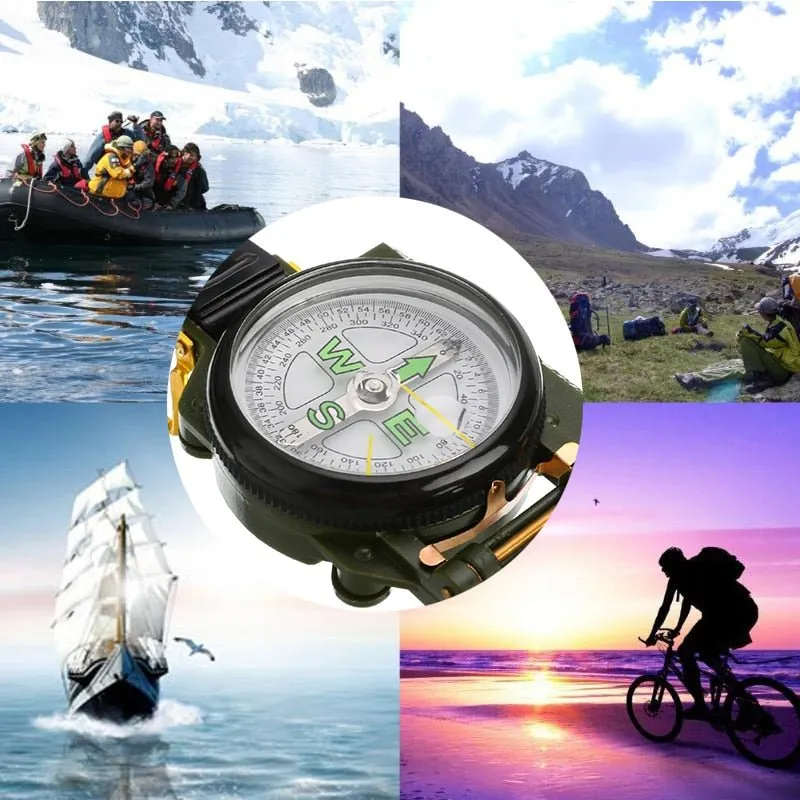 Boussole de navigation pliable en metal 80g Forfar - Compass