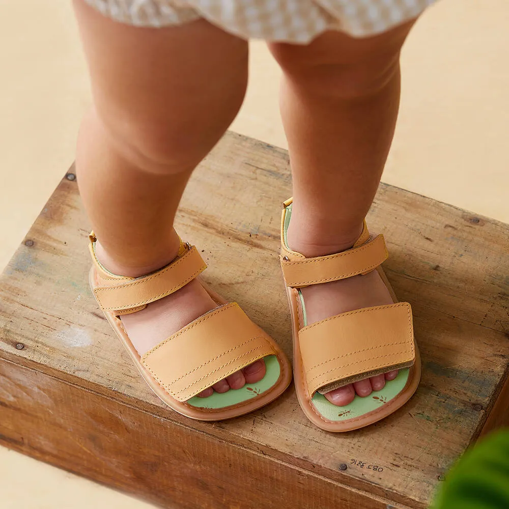 Brown Leather Baby Sandals