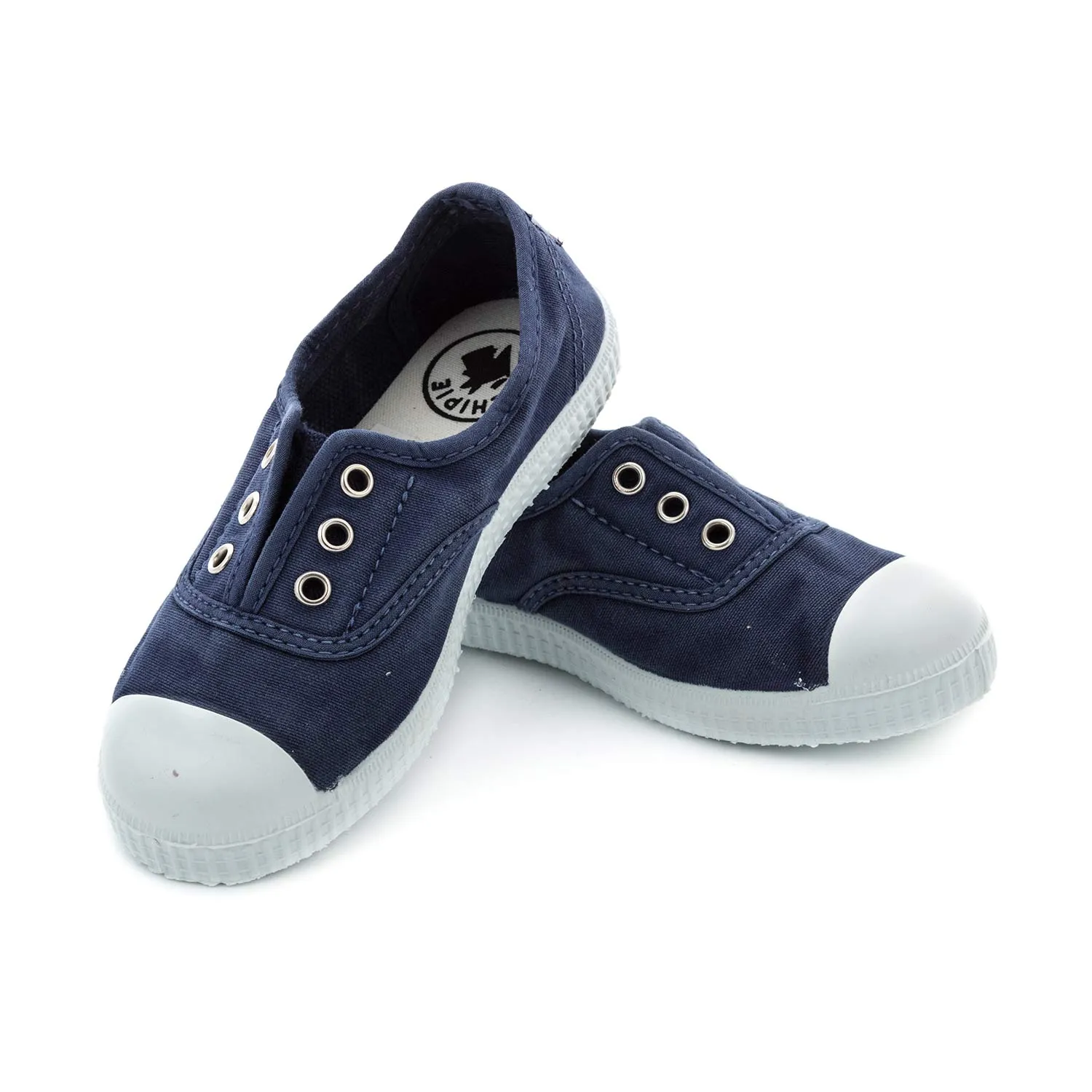 Chipie Unisex Blue Canvas Sneaker For Baby And Teen