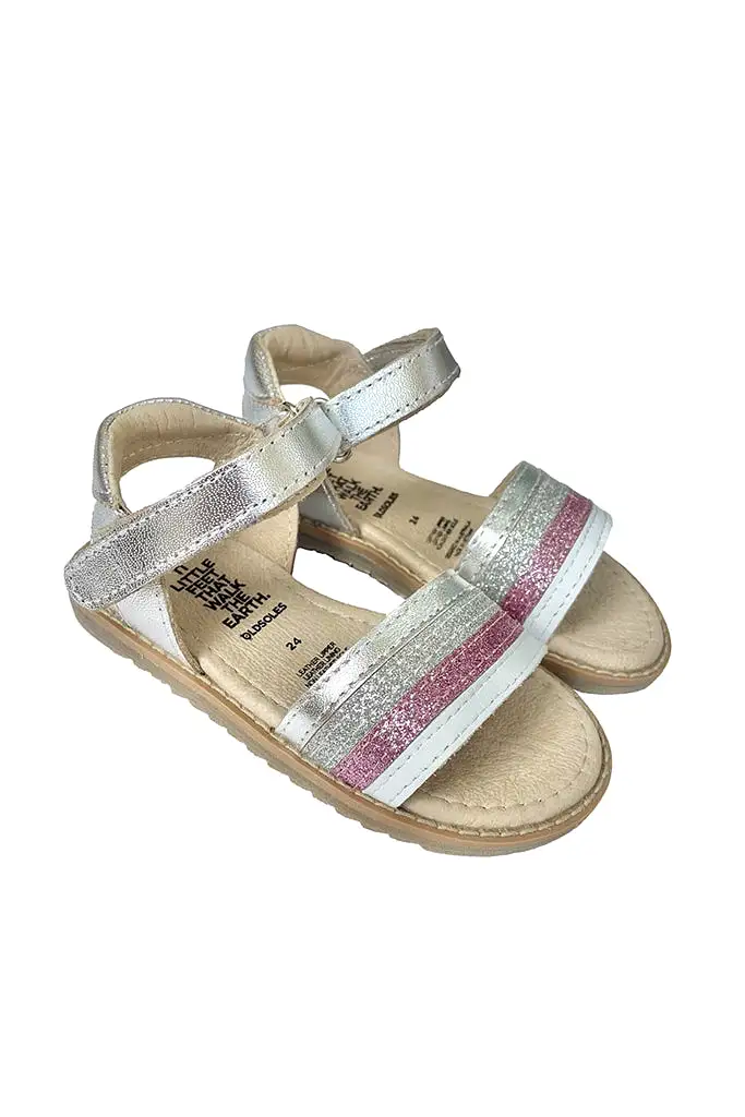 Colour Pot Sandals - Silver