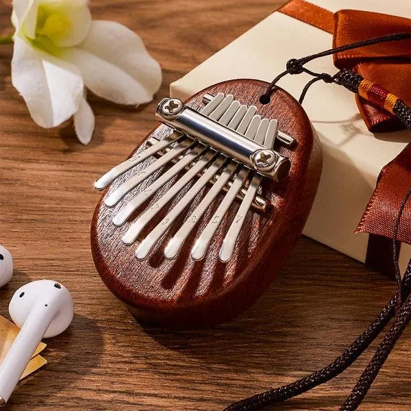 Custom Kalimba Thumb Piano Personalized 8 Keys Mini Kalimba With Name