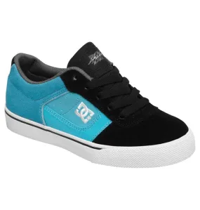 DC Cole Pro skate shoes for kids black/turquoise