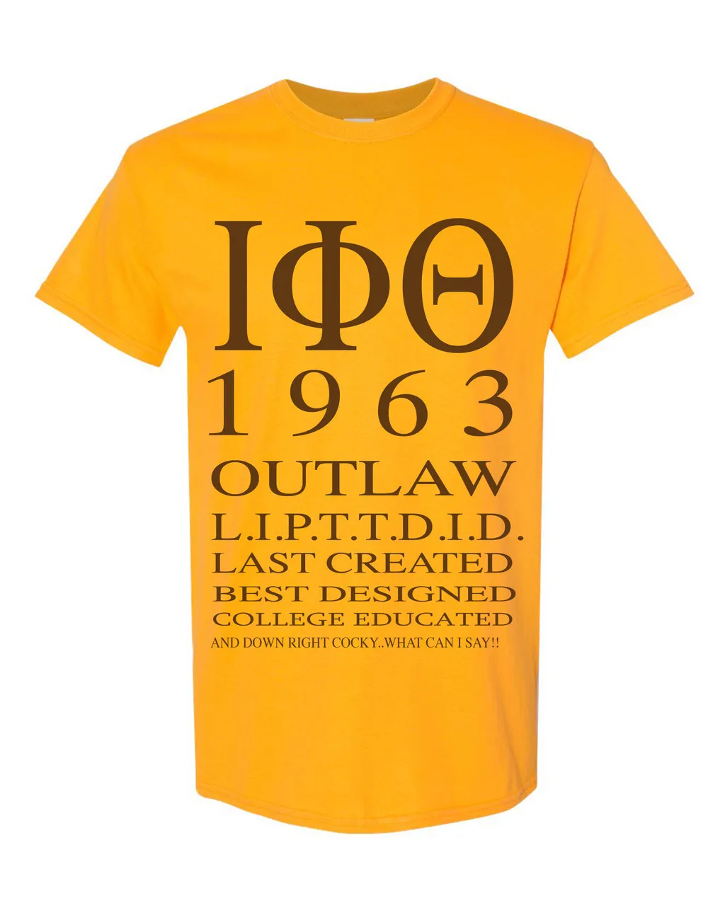 Deference Clothing® compatible with Iota Phi Theta Clothing® Chapter 51 All I See T-Shirt